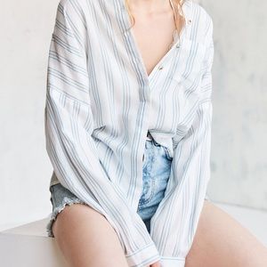 | Urban Outfitters | BDG Striped Twill Button Down
